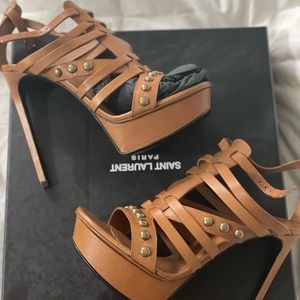 YSL high heels shoes